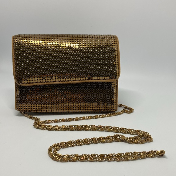 Amanda Smith Gold Mesh Clutch Purse - Picture 2 of 8